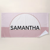 Abstracte aanpasbare handdoek (Voorkant)