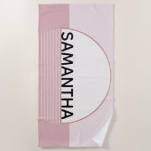 Abstracte aanpasbare handdoek (Voorkant)