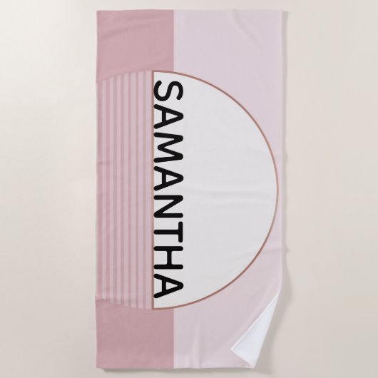 Abstracte aanpasbare handdoek (Voorkant)