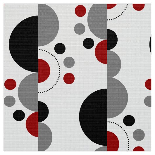 Abstracte aansluitingen 01 - Ruby Red Stof (Swatch)