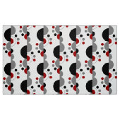 Abstracte aansluitingen 01 - Ruby Red Stof (Fat Quarter)