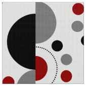 Abstracte aansluitingen 01 - Ruby Red Stof (Close Up)
