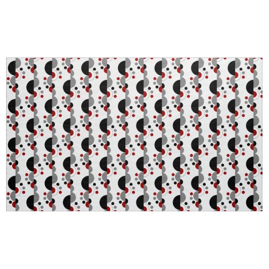 Abstracte aansluitingen 01 - Ruby Red Stof (Yard (91,4 cm))