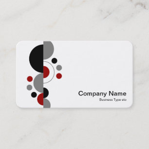 Abstracte aansluitingen 01 - Ruby Red Visitekaartje
