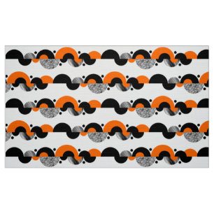 Abstracte aansluitingen 02 - Oranje Stof