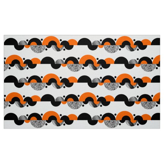 Abstracte aansluitingen 02 - Oranje Stof (Fat Quarter)