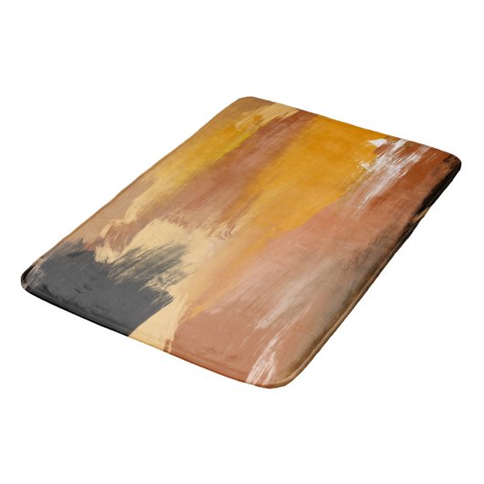 Abstracte aardbodem badmat (Gekanteld)