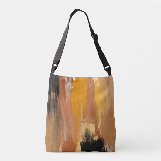 Abstracte aardbodem crossbody tas (Achterkant)