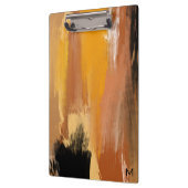 Abstracte aardbodem klembord (Links)