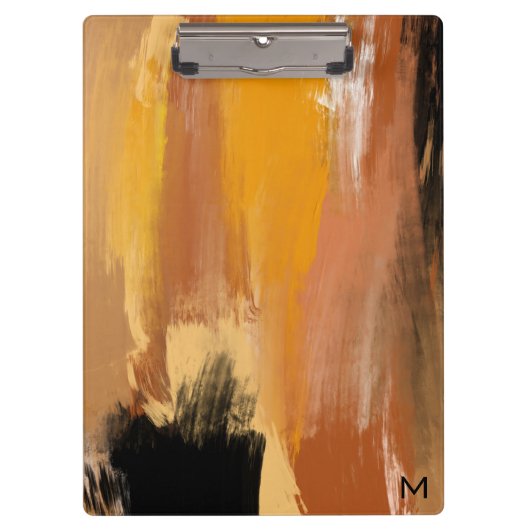 Abstracte aardbodem klembord (Voorkant)