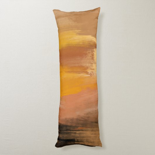 Abstracte aardbodem lichaamskussen (Achterkant (Verticaal))