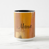 Abstracte aardbodem mok (Midden)