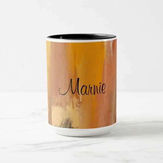 Abstracte aardbodem mok (Midden)