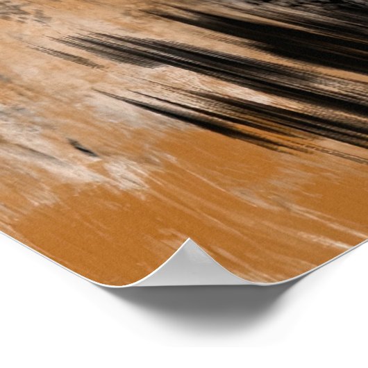 Abstracte aardbodem poster (Hoek)