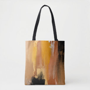 Abstracte aardbodem tote bag
