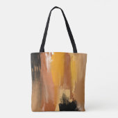 Abstracte aardbodem tote bag (Achterkant)