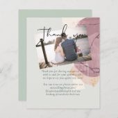 Abstracte Aarde Foto Hartelijk dank (Voorkant / Achterkant)