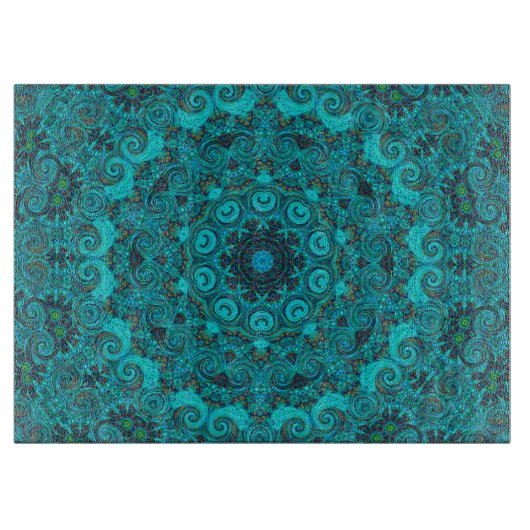 Abstracte aarde snijplank (Voorkant)