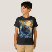 Abstracte aarde t-shirt (Voorkant volledig)