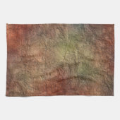 Abstracte aardetonekleuren keukenhanddoeken (Horizontaal)