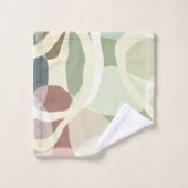 Abstracte aardheid bad handdoek (Wasdoekje)