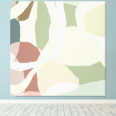 Abstracte aardheid canvas afdruk (Insitu (Houten vloer))