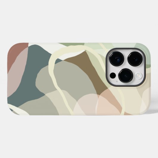 Abstracte aardheid Case-Mate iPhone case (Achterkant (horizontaal))