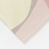 Abstracte aardheid fleece deken (Hoek)