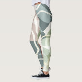 Abstracte aardheid leggings (Links)