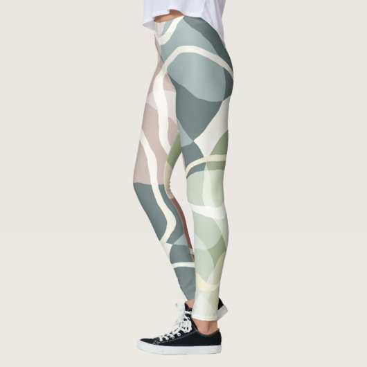 Abstracte aardheid leggings (Links)