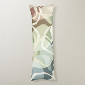 Abstracte aardheid lichaamskussen (Achterkant (Verticaal))