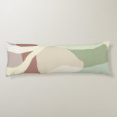 Abstracte aardheid lichaamskussen (Achterkant)