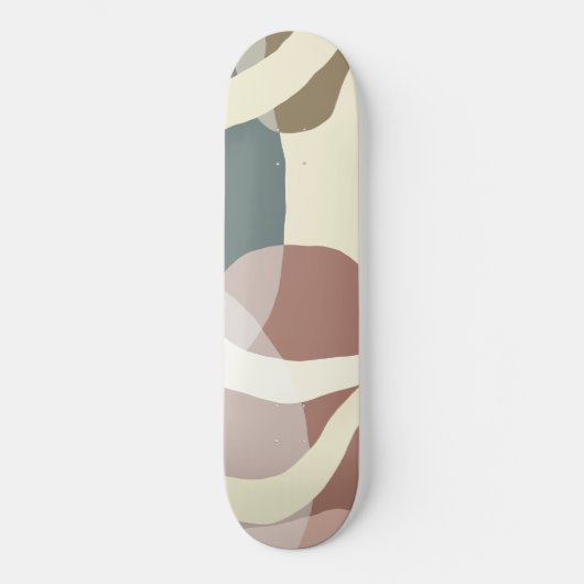 Abstracte aardheid persoonlijk skateboard (Voorkant)