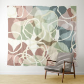 Abstracte aardheid wandkleed (In Situ (horizontaal))