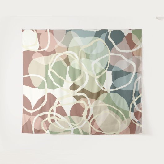 Abstracte aardheid wandkleed (Voorkant (horizontaal))