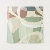 Abstracte aardheid wandkleed (Voorkant (horizontaal))