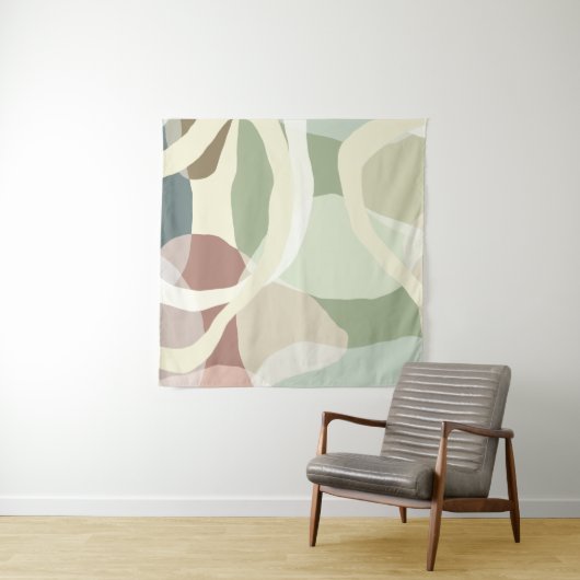 Abstracte aardheid wandkleed (In situ)