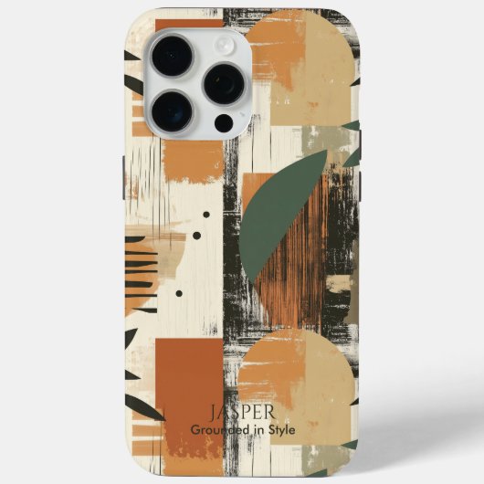 Abstracte Aardse Minimalist - Organische Natuur Case-Mate iPhone Case (Achterkant)