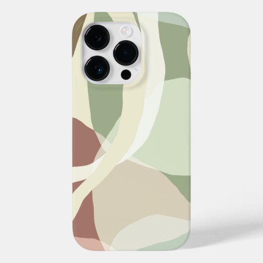 Abstracte aardse ondertoon Case-Mate iPhone case (Achterkant)