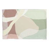 Abstracte aardse tonen kussensloop (Voorkant)