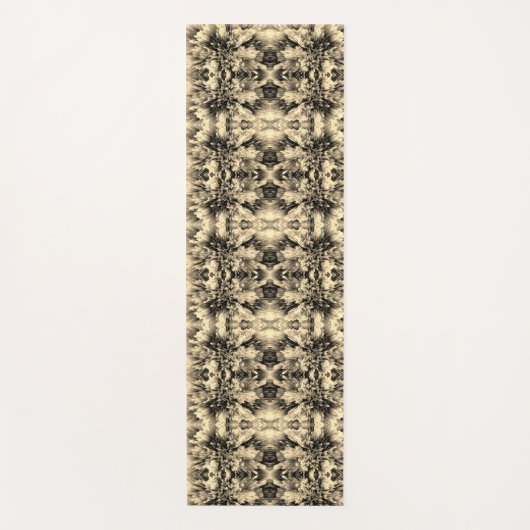 Abstracte aardtoon yogamat (Voorkant)