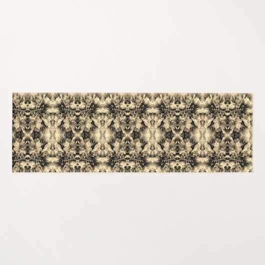 Abstracte aardtoon yogamat (Voorkant (horizontaal))