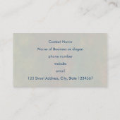 Abstracte aardtoononen visitekaartje (Achterkant)