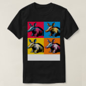 Abstracte Aardvark Adventure Art T-shirt (Design voorkant)