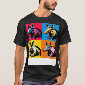 Abstracte Aardvark Adventure Art T-shirt