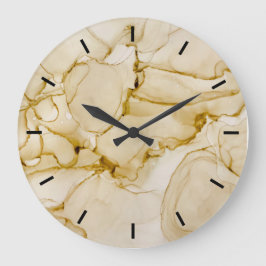 Abstracte aardverschuifbare aardverschuiving grote klok