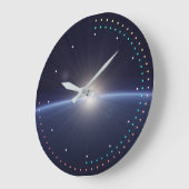 Abstracte aardzonlicht, Clock Grote Klok (Hoek)