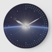 Abstracte aardzonlicht, Clock Grote Klok (Voorkant)