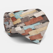 Abstracte aartafels stropdas (Opgerold)