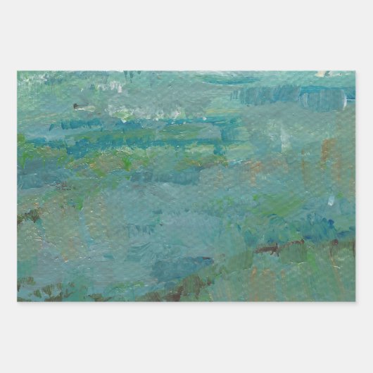 Abstracte  Abstracte strand kust Inpakpapier Vel (Voorkant 3)